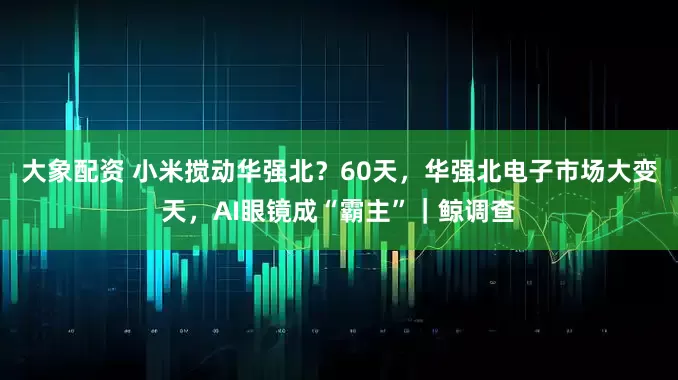 大象配资 小米搅动华强北？60天，华强北电子市场大变天，AI眼镜成“霸主”｜鲸调查