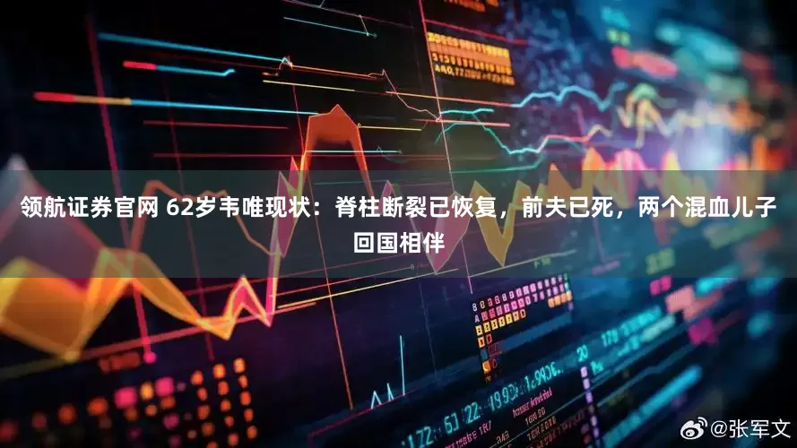 领航证券官网 62岁韦唯现状：脊柱断裂已恢复，前夫已死，两个混血儿子回国相伴